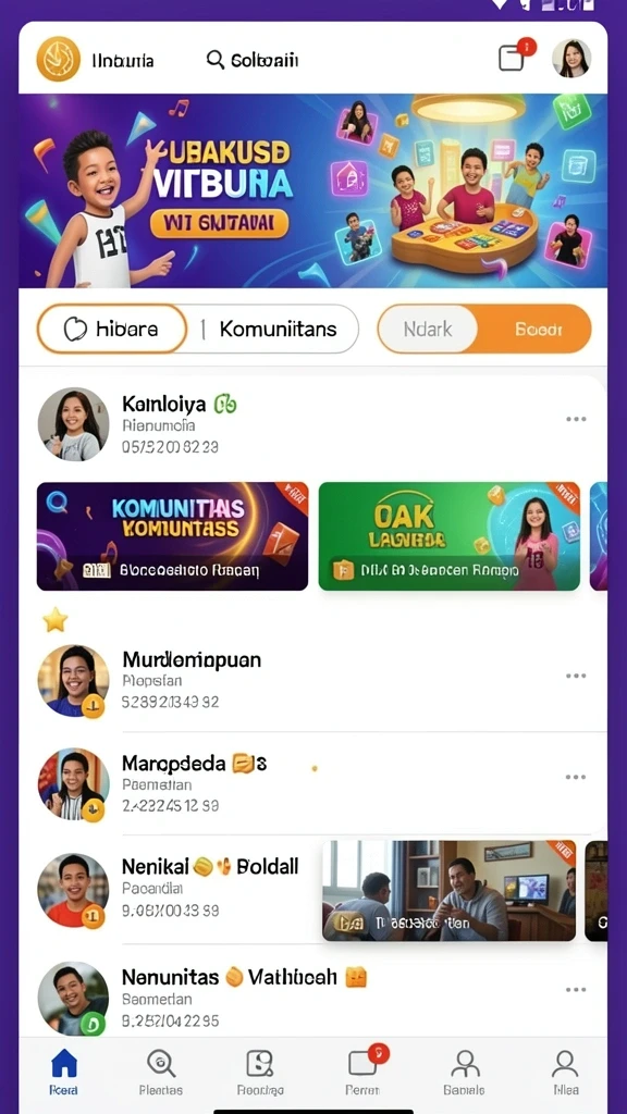 kawan777 - Antarmuka pengguna yang mudah dinavigasi.
