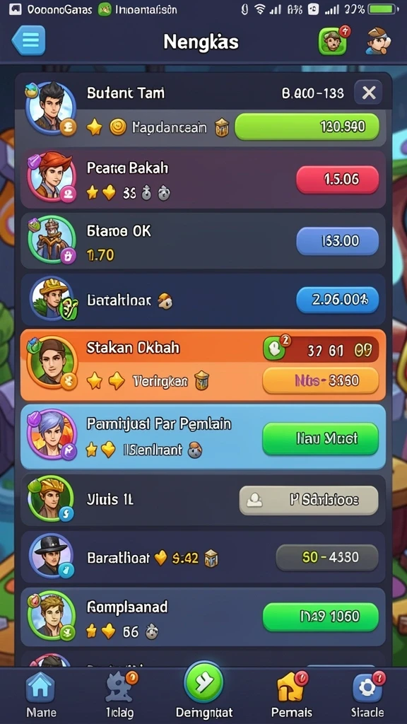 omtogel - Statistik permainan dan riwayat yang informatif.
